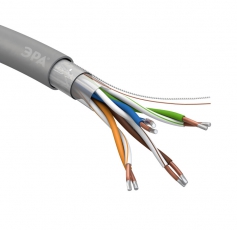 Кабель витая пара F/UTP 4x2x24 AWG Cat5e CCA PVC 305м SIMPLE (2/30) | Б0044440 | ЭРА