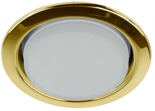 Светильник встраиваемый точечный под лампу GX53 KL35 GD-10 /1 220V,13W ,золото (упаковка 10 шт) | Б0048949 | ЭРА