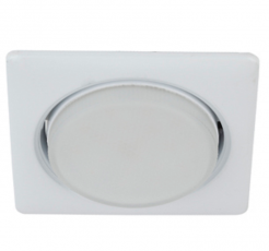 Светильник встраиваемый точечный под лампу GX53 KL71 WH /1 (к) квадр., 220V, 13W, белый | Б0048960 | ЭРА