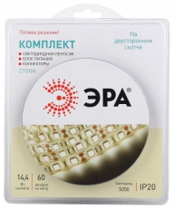 Комплект светодиодной ленты 5050kit-14,4-60-12-IP20-2700-5m | Б0043066 | ЭРА