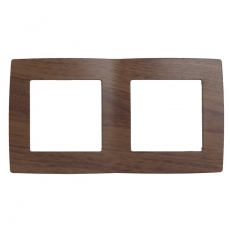 Рамка на 2 поста 12-5002-10 , венге (10/100/2500) |Б0014760 | ЭРА