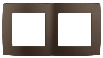 Рамка на 2 поста 12-5002-13 , бронза (10/100/3000) |Б0019371 | ЭРА