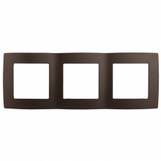 Рамка на 3 поста 12-5003-13 , бронза (15/150/2400) |Б0019375 | ЭРА