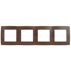 Рамка на 4 поста 12-5004-10 , венге (10/100/2400) |Б0014780 | ЭРА