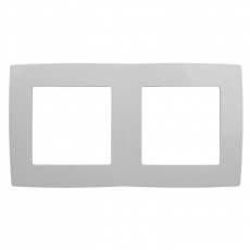 Рамка на 2 поста 12-5002-01 , белый (10/100/3000) |Б0014751 | ЭРА