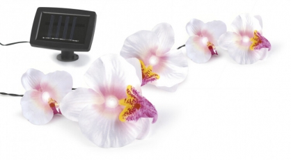 Cветильник садовый декоративный SL-PL420-FOD12 на солнечной батарее, пластик, цветной, длина гирлянды - 420 с | Б0016259 | ЭРА