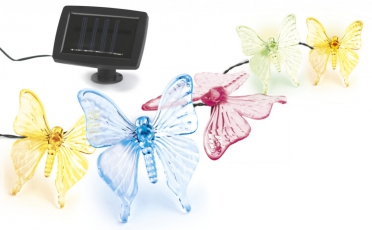 Cветильник садовый декоративный SL-PL600-BTF2 на солнечной батарее, пластик, прозрачный, длина гирлянды - 600 | Б0016258 | ЭРА