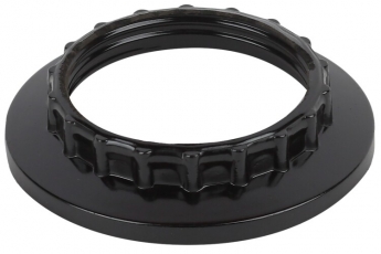 Кольцо для патрона E27, бакелит, черное | Б0043680 | ЭРА