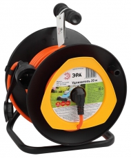 Удлинитель силовой ЭРА RPx-1e-3x1.5-20m на п. катушке c/з 20м 1 гн ПВС 3х1.5 | Б0046837 | ЭРА