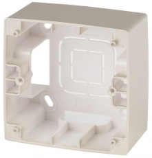 12-6101-04 ЭРА Коробка наклад. монтажа 1 пост, Эра12, шампань | Б0043163 | ЭРА