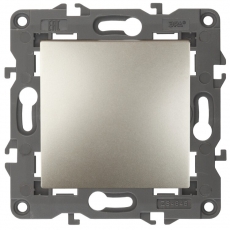 14-1111-04 Кнопка, 10АХ-250В, Elegance, шампань (10/100/2500) | Б0047865 | ЭРА