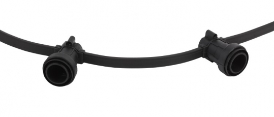 Гирлянда Белт-лайт, Е27, шаг 20 см, IP65, 2 жил., ERABL-L100/S20 2х1,5мм2, каучук, медь, бухта 1 | Б0049177 | ЭРА