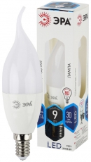 Лампа светодиодная LED 9Вт Е14 4000К СТАНДАРТ smd BXS-9w-840-E14 | Б0027974 | ЭРА