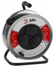 Удлинитель силовой RM-3-3x1-40m метал. катушка с заземл. 40м 3гн 3х1 мм2 IP44 | Б0035324 | ЭРА