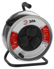 Удлинитель силовой RM-3-3x1-30m метал. катушка с заземл. 30м 3гн 3х1 мм2 IP44 | Б0035323 | ЭРА