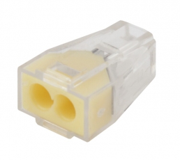 Строительно-монтажная клемма СМК NO-222-21 модель 102 2 отверстия 1.0-2.5мм2 (уп.100шт.) | Б0033395 | ЭРА