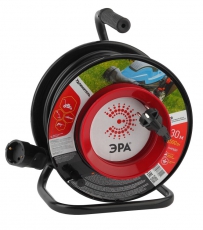 Удлинитель силовой RP-1-3x1-30m пласт. катушка с заземл. 30м 1гн 3х1мм2 | Б0033019 | ЭРА