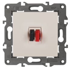 14-3111-02 Электроустановка ЭРА Розетка аудио, IP20, Эра Elegance, сл.кость | Б0034321 | ЭРА
