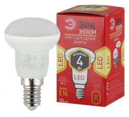 Лампа cветодиодная ECO LED R39-4W-827-E14 (диод, рефлектор, 4Вт, тепл, E14) (10/100/4900) | Б0020631 | ЭРА