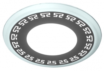 Светильник точечный декоративный DK LED 12-6 WH светодиодный круглый 