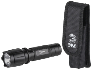 Фонарь универсальный HT1W 1W LED, алюм, чехол, 3хААА, бл+БАТАРЕЙКИ В ПОДАРОК | Б0032611 | ЭРА