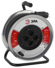 Удлинитель силовой ЭРА метал. катушка с заземл. RM-4-3x1.5-40m 40м 4гн КГ 3х1.5 мм2 | Б0035321 | ЭРА