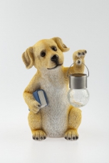 Светильник садовый Умный пес ERASF22-09 из полистоуна 27 см | Б0053354 | ЭРА