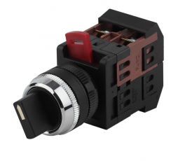 Переключатель АС-22 на 2 фиксир.положения I-O 1з+1р (10/400/3200) | Б0045676 | ЭРА