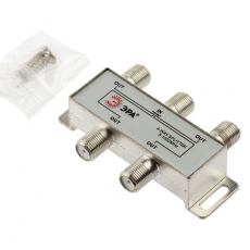 Делитель ТВ D-F-03 4 ответвления под F разъём 5-1000 МГц | Б0048319 | ЭРА