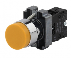 Кнопка управления LAY5-BL51 без подсветки желтая 1з (20/200/6000) | Б0045674 | ЭРА