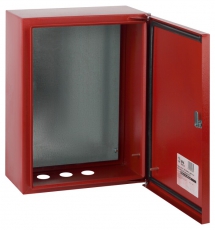 Щит с монтажной панелью КРАСНЫЙ ЩМПг-04 IP54 (400х300х175) (56) | Б0047702 | SIMPLE ЭРА