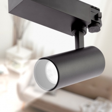 Светильник светодиодный трековый трехфазный SТR-30-36-30K-B20 узкий луч 3000K черный | Б0049778 | ЭРА