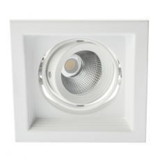 Светильник светодиодный карданный встраиваемый SKD-11-36-40K-W09 9Вт 4000К 810Лм 130х130х100мм | Б0049776 | ЭРА
