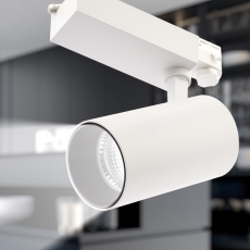 Светильник светодиодный трековый трёхфазный SТR-30-36-40K-W40 узкий луч 4000K белый | Б0049755 | ЭРА