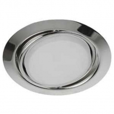 Светильник поворотный точечный под лампу GX53 KL35 A CH /1 под лампу Gx53 поворотный, 220V, 13W, хром | Б0049556 | ЭРА