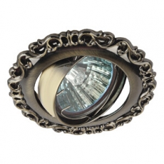 Светильник светодиодный встраиваемый KL59 А SB литой MR1612V/220V 50W бронза | Б0017104 | ЭРА