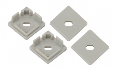 Набор заглушек для профиля CAB280, 1616S-3B 4 сквозные квадратные | Б0039454 | ЭРА