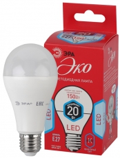 Лампа светодиодная RED LINE ECO LED A65-20W-840-E27 E27 / Е27 20Вт груша нейтральный белый свет | Б0031710 | ЭРА