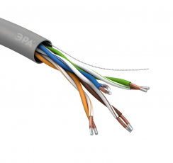 Кабель витая пара U/UTP 4x2x24 AWG Cat5e CCA PVC 50 м SIMPLE (12/360) | Б0044438 | ЭРА