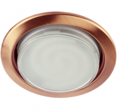 Светильник встраиваемый точечный под лампу GX53 KL35 SC /1 (к) 220V, 13W, медь | Б0048952 | ЭРА