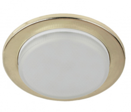 Светильник встраиваемый точечный под лампу GX53 KL70 GD /1 тонкий, 220V, 13W, золото | Б0048954 | ЭРА