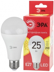 Лампа светодиодная LED A65-25W-827-E27 R (диод, груша, 25Вт, тепл, E27) (10/100/1200) | Б0048009 | ЭРА