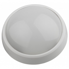 Светильник светодиодный пылевлагозащищенный для ЖКХ ДПО SPB-1-12-MWS (W) IP54 12Вт 4000К 960лм круг 180х98 БЕЛ с ДД | Б0036398 | ЭРА