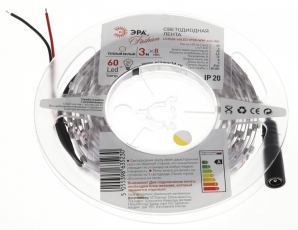 Лента светодиодная LS3528-60LED-IP20-WW-eco-3m | Б0002324 | ЭРА
