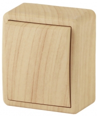 Переключатель 11-1203-11 , 10АХ-250В, ОУ, Эксперт, сосна (16/160/3200) |Б0020662 | ЭРА