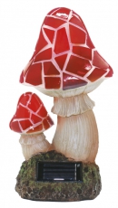 Cветильник садовый декоративный SL-RSN24-MSM на солнечной батарее, полистоун, цветной, 24 см (12/96) | Б0016249 | ЭРА