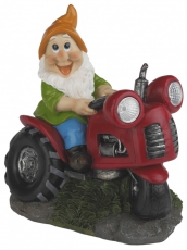 Cветильник садовый декоративный SL-RSN21-GCAR на солнечной батарее, полистоун, цветной, 21 см | Б0018805 | ЭРА