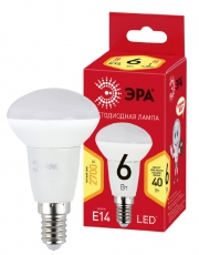 Лампа cветодиодная ECO LED R50-6W-827-E14 (диод, рефлектор, 6Вт, тепл, E14) (10/100/3600) | Б0020633 | ЭРА