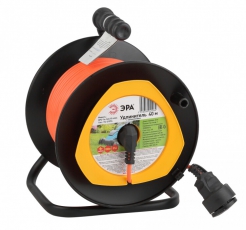Удлинитель силовой ЭРА RPx-1e-3х0.75-40m на п. катушке c/з 1 гн 40м ПВС 3х0.75 | Б0043047 | ЭРА
