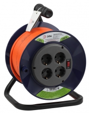 Удлинитель силовой RPx-4es-3х0.75-50m на п. катушке c/з 4 гн 50м ПВС 3х0.75 (2/36) | Б0043053 | ЭРА